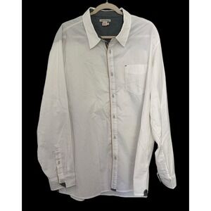 Carbon2Cobalt Men's Size‎ XLT Whiteout Cotton Oxford Long Sleeve Shirt w/ Pocket
